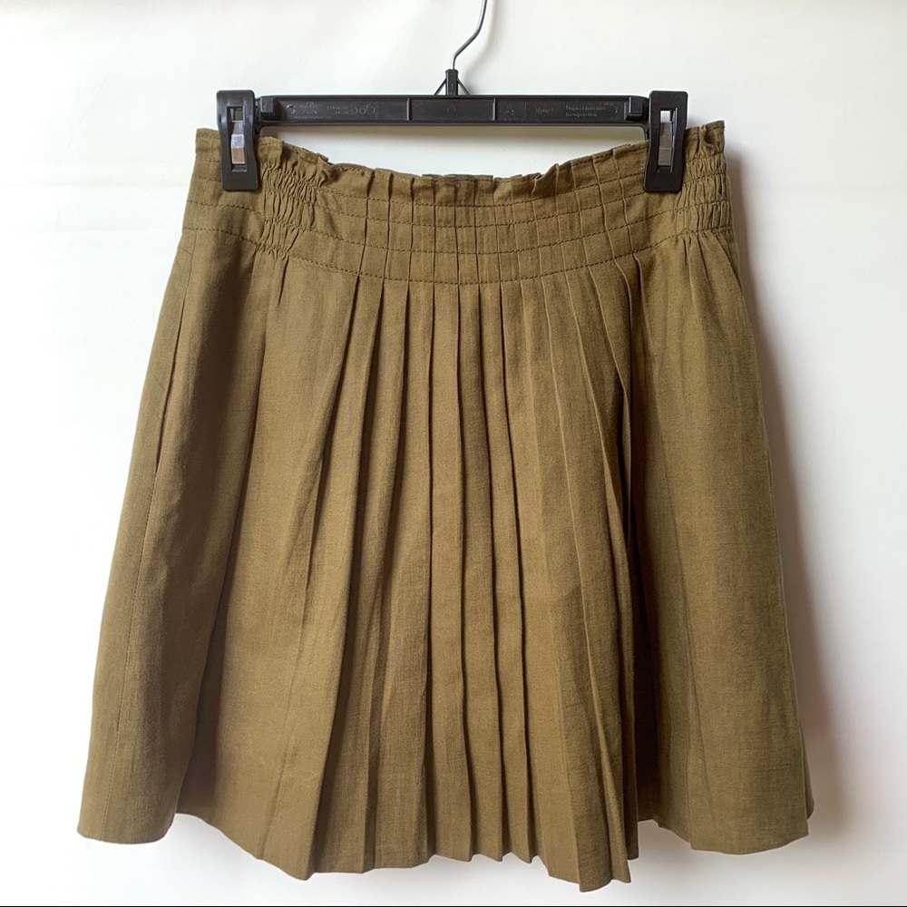 Adorable J Crew Olive Green Mini Skirt